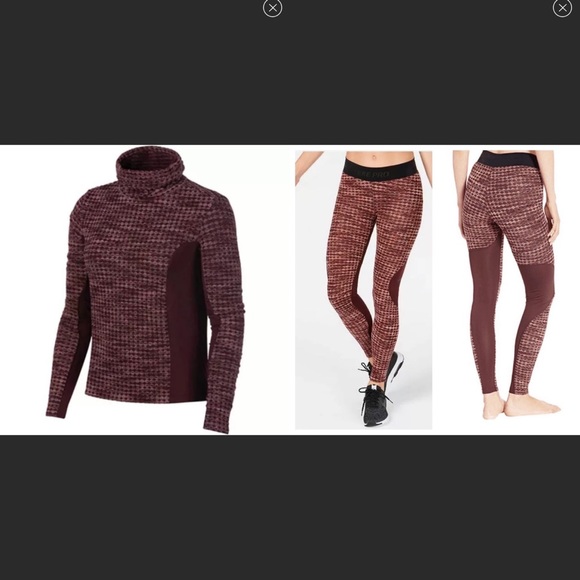 Nike Pro Hyperwarm Top and Pants Size 2X